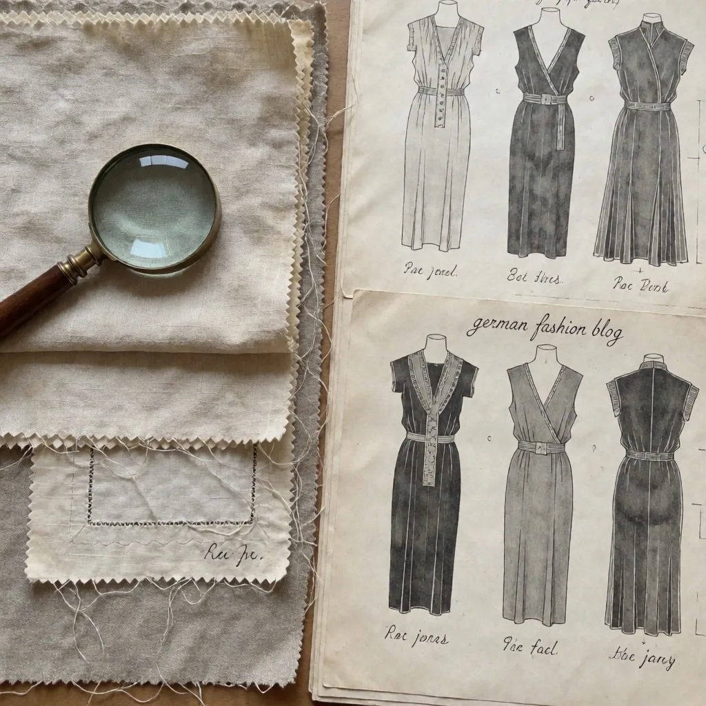 Archivmaterialien zur Textilrecherche